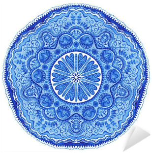 Doily Round Lace Pattern, Circle Background Wi Sticker - Velvet Style Chusteczki Uniwersalne 2 Warstwowe 70 (400x400), Png Download