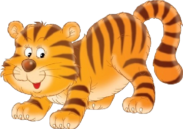 Kitten Bengal Cat Big Wildcat Clip Art - Tiger Bilder Kinder (600x600), Png Download