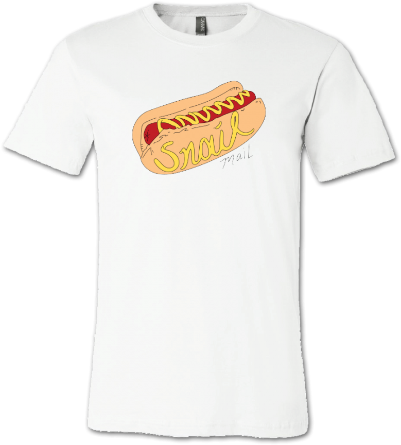 Snailmail Hotdog Shirt (900x900), Png Download