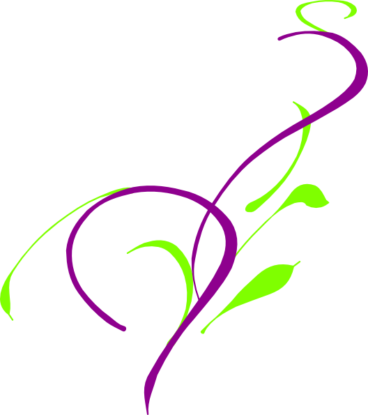 Wedding Clipart Watercolor Purple Roses Collection - Purple And Green Vector (528x595), Png Download