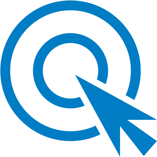 Mouse Cursor Click Clipart Icon - Blue Click Png (556x556), Png Download