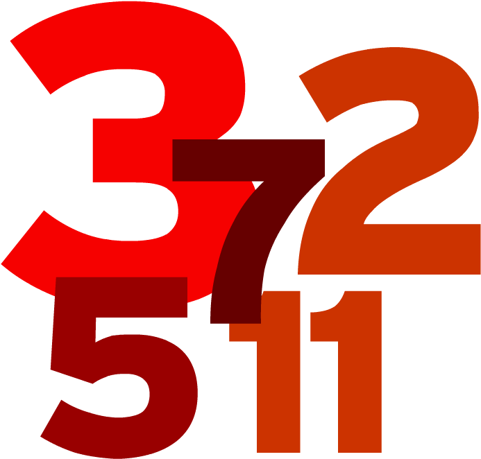 Numbers Vector Jumbled - Prime Numbers Clipart (880x880), Png Download