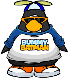 Bummy Batman - Club Penguin (320x388), Png Download