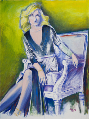 Slideshow Portraits Fashion Model Ii - Modern Art (740x500), Png Download