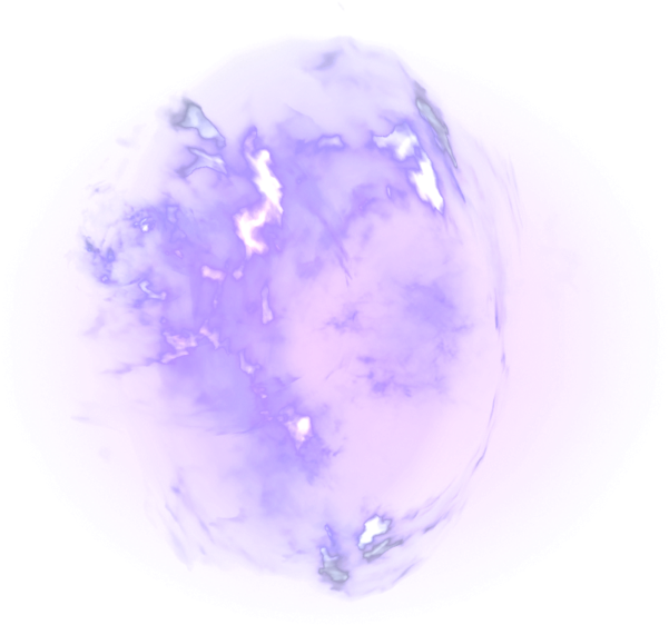 Purple Fog Png - Watercolor Blue Lilac Png (600x600), Png Download