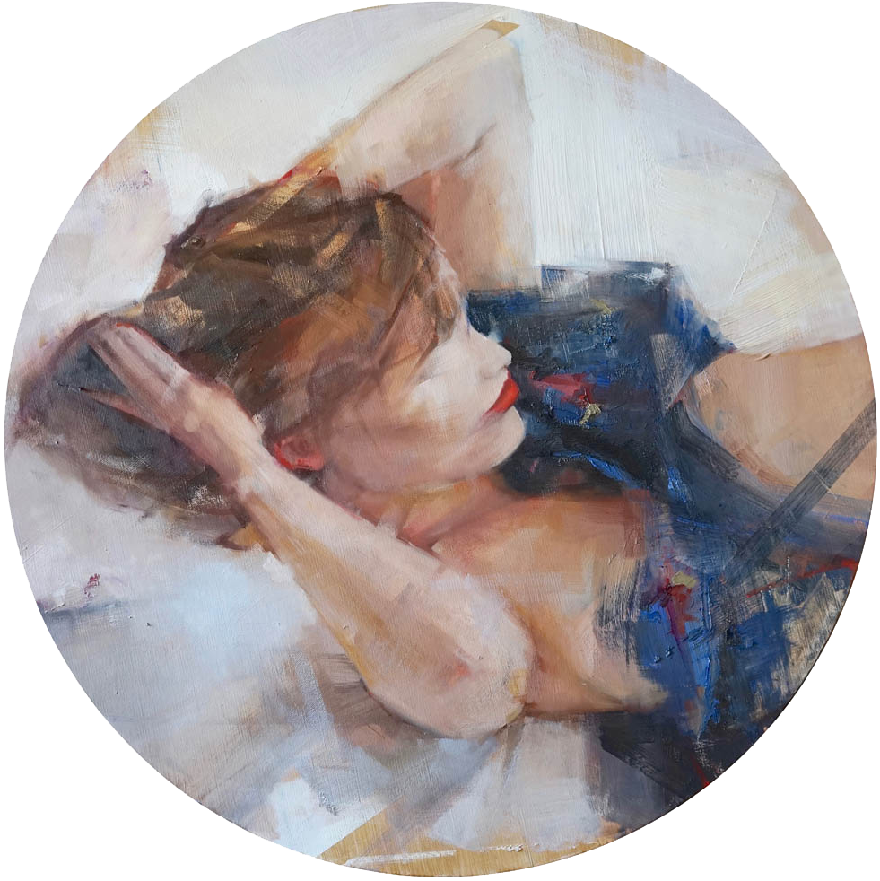 Blue Scarf Pauline - 2016 (998x1000), Png Download