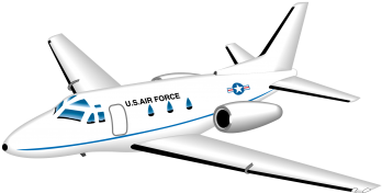 Us Air Force, Fighter, Jet, Plane Png And Vector - Monoplane (360x360), Png Download