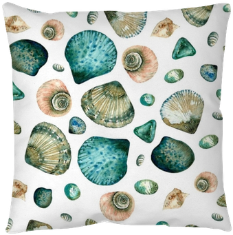 Seamless Pattern With Watercolor With Sea Stones And - Watercolor Painting (400x400), Png Download