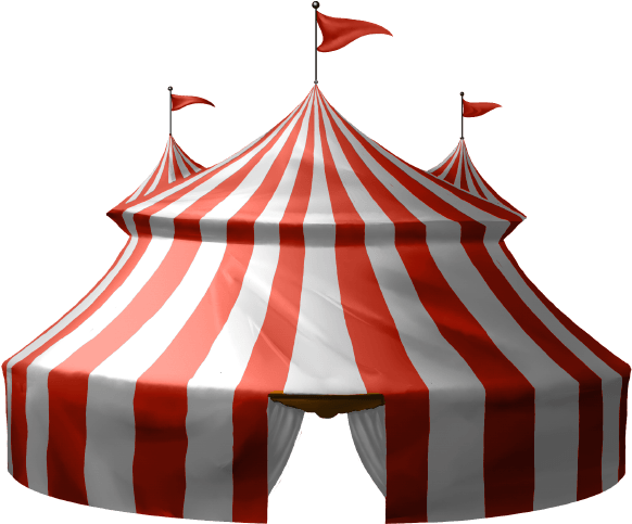 Circus Png Stickpng - Carpa De Circo Png (601x527), Png Download