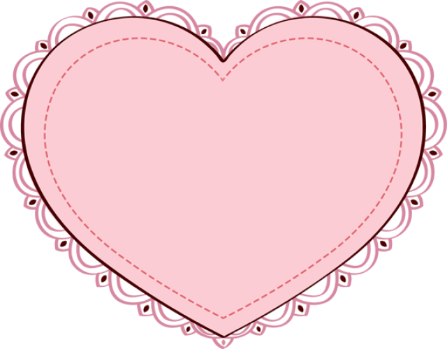 Pink-heart - Pink Heart Clipart Png (575x449), Png Download