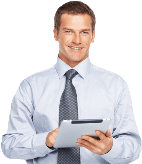 Businessman Png Transparent Image - Kişiye Özel Iphone 6/6s İçin Yan Kapaklı Pencereli (486x549), Png Download