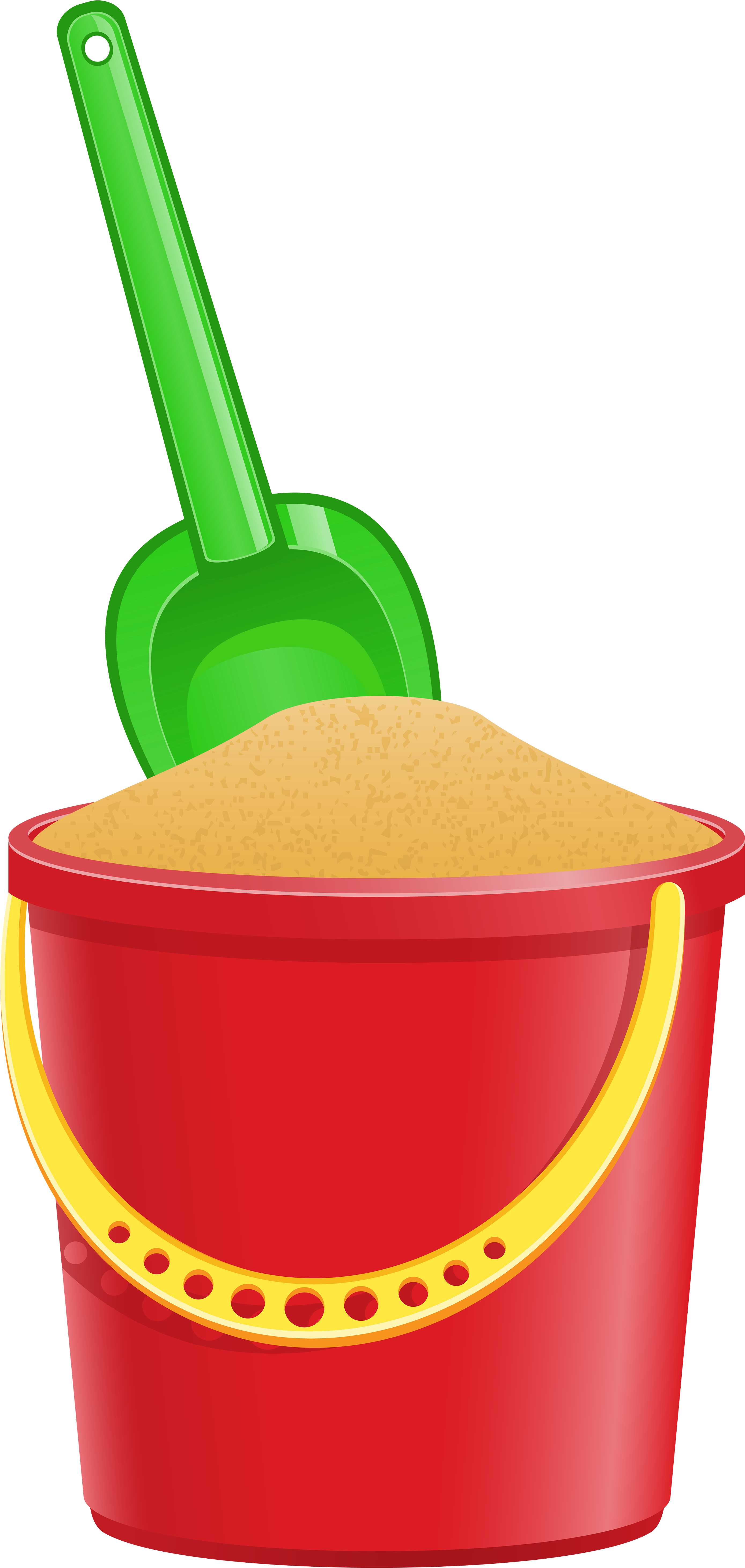 Shovel And Bucket Png (2953x6000), Png Download