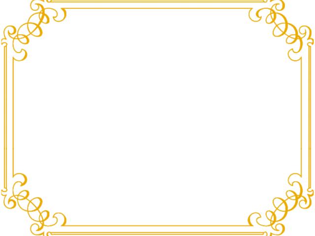 Fancy Wedding Border Png Transparent Images - Wedding Border Png (640x480), Png Download