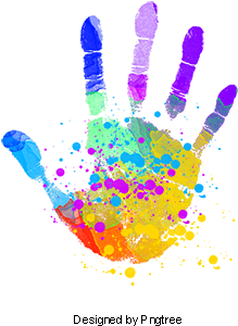 Handprint, Handprint, Graffiti Fingerprints, Color - Portable Network Graphics (360x360), Png Download