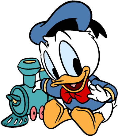 Disney Babies, Disney Duck, Pato Donald, Donald Duck, - Imagenes Pato Donald Bebe (400x448), Png Download