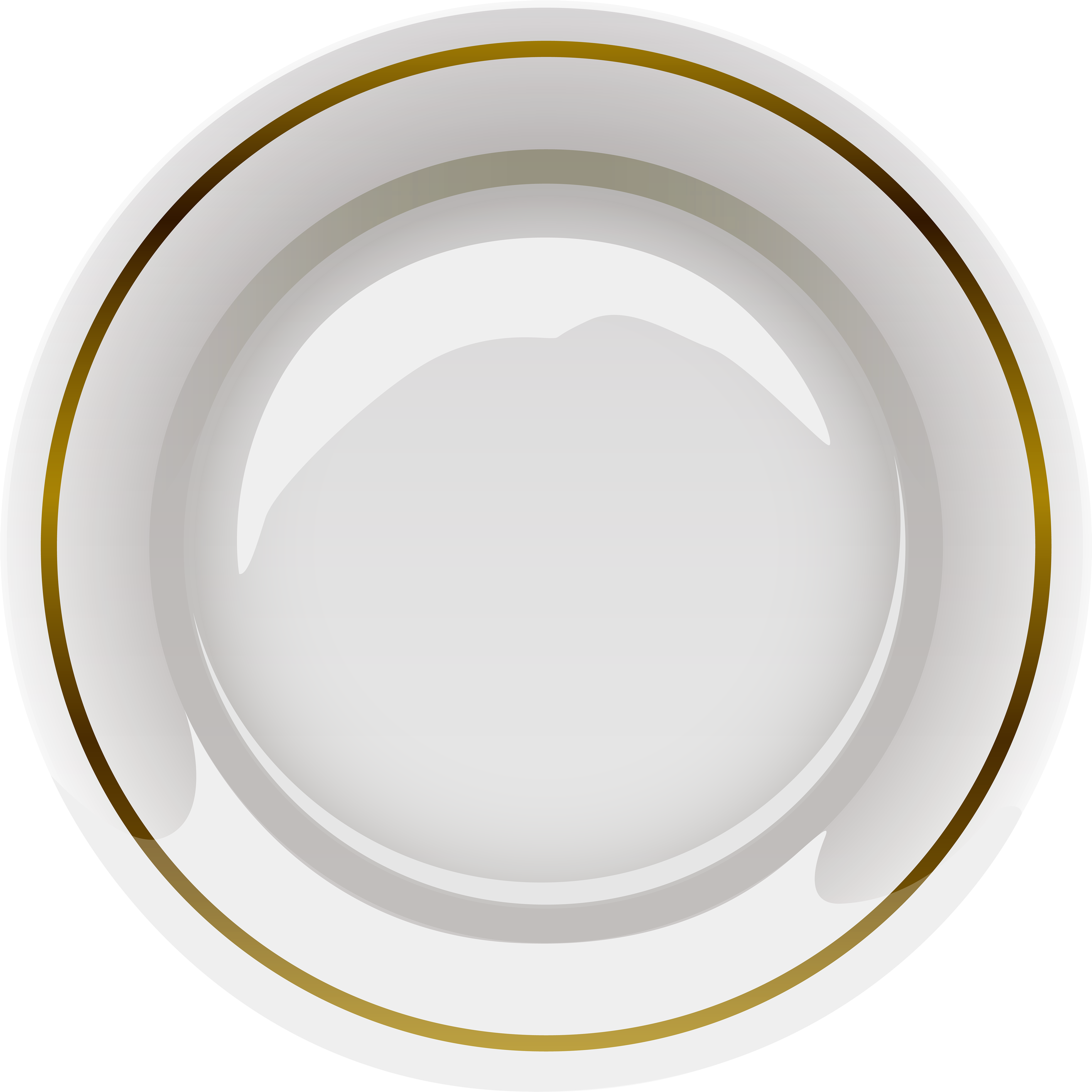 Elegant Plate Png Clipart - Plate Png (4000x4000), Png Download