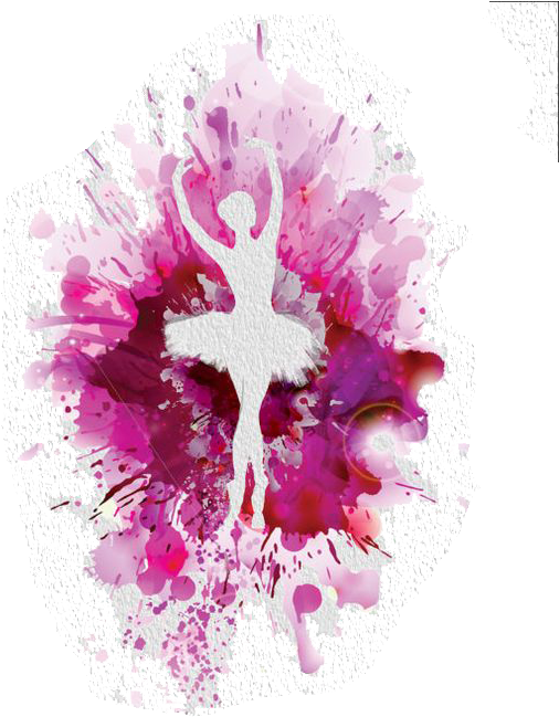 Ballet Dancer Watercolor Painting - Ballet Dancer Watercolor Painting Png (564x704), Png Download
