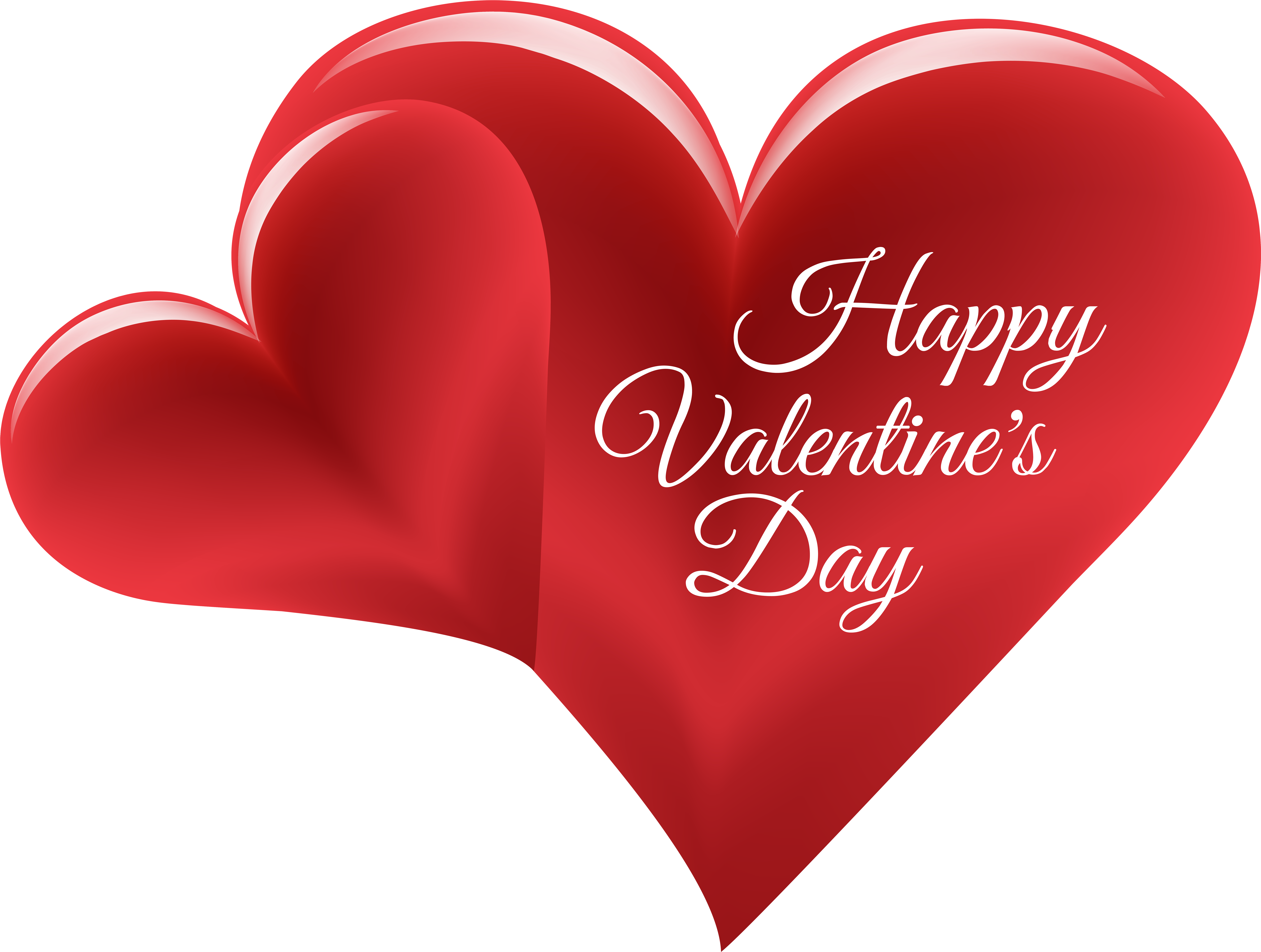 Clip Royalty Free Download Happy Valentine S Hearts (8000x6038), Png Download
