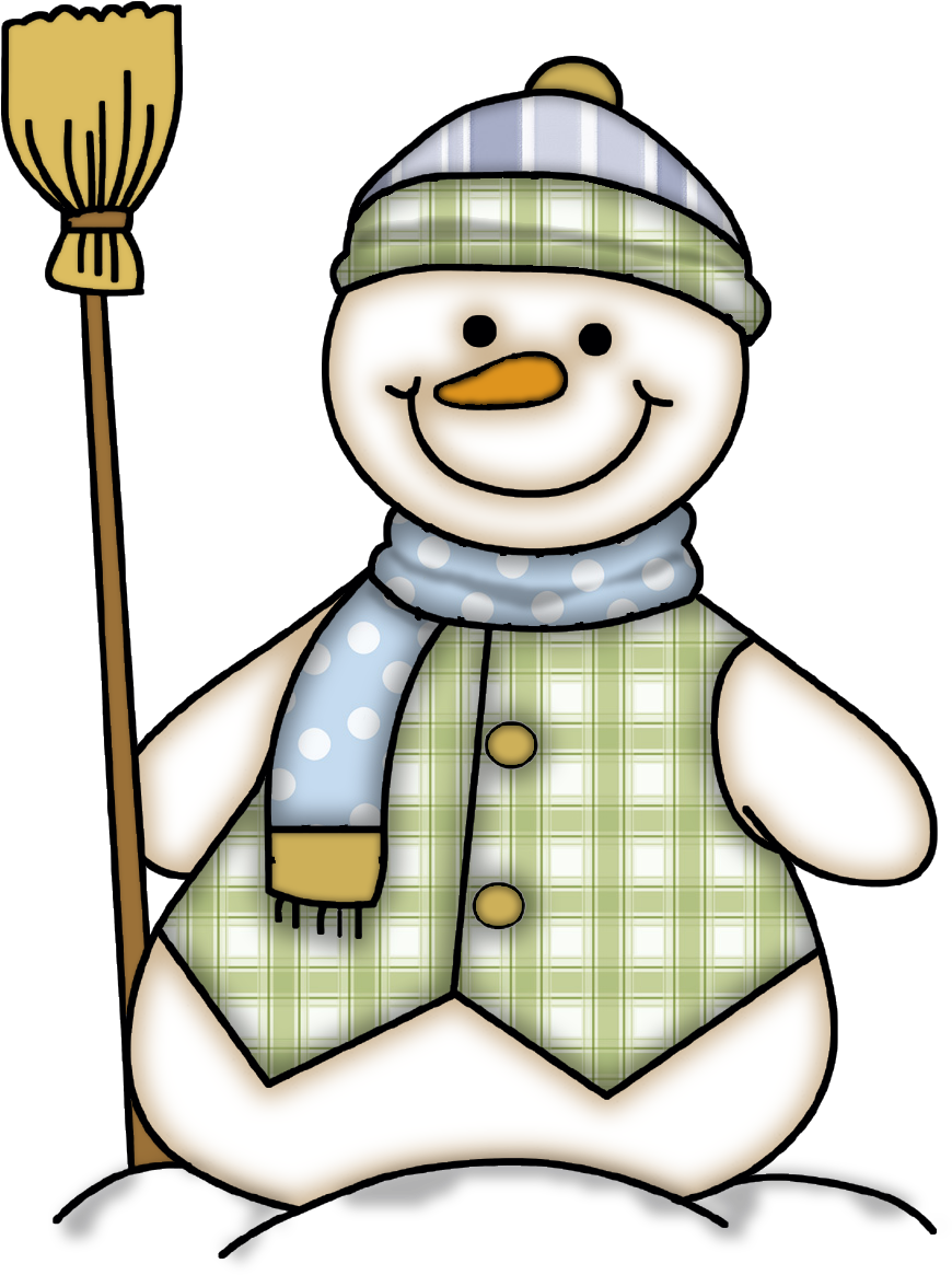Christmas Snowman Clip Art - Snowman Scrapbook (892x1172), Png Download