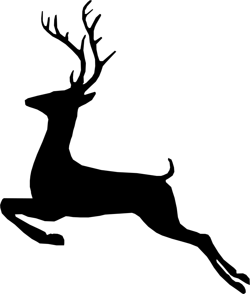 Svg Free Download Onlinewebfonts - Deer Icon Png (836x981), Png Download