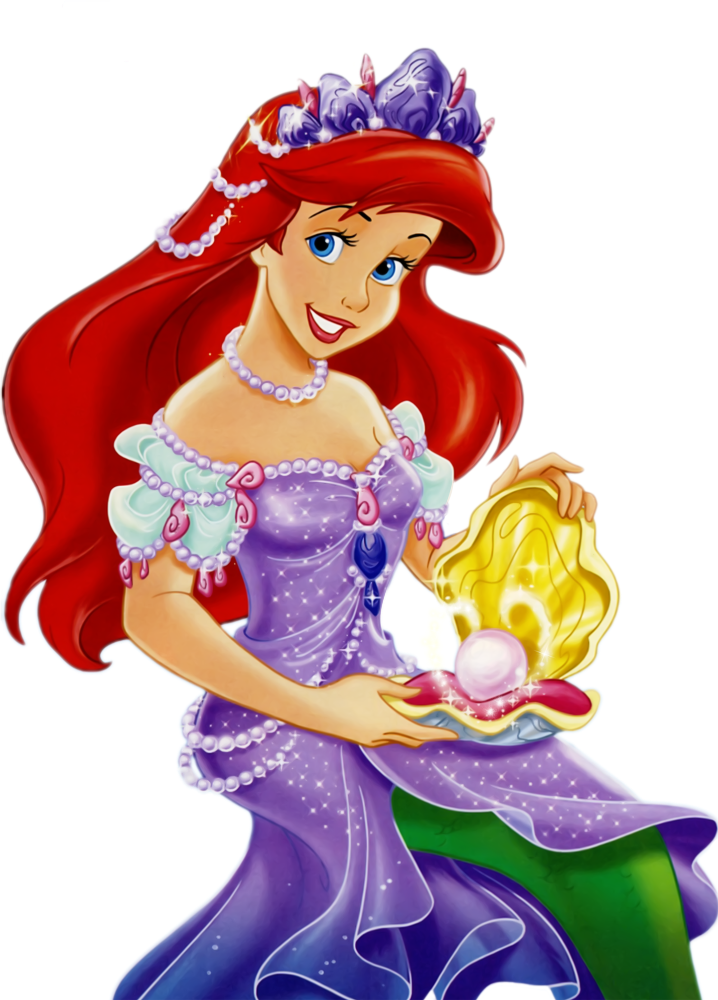 Ariel The Little Mermaid Png Picture Clipart (1450x2037), Png Download