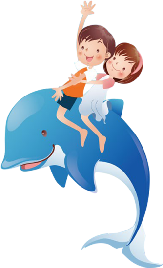 Whale Kid, Whales, Vector, Cartoon Png And Vector - 卡通 海洋 (640x640), Png Download