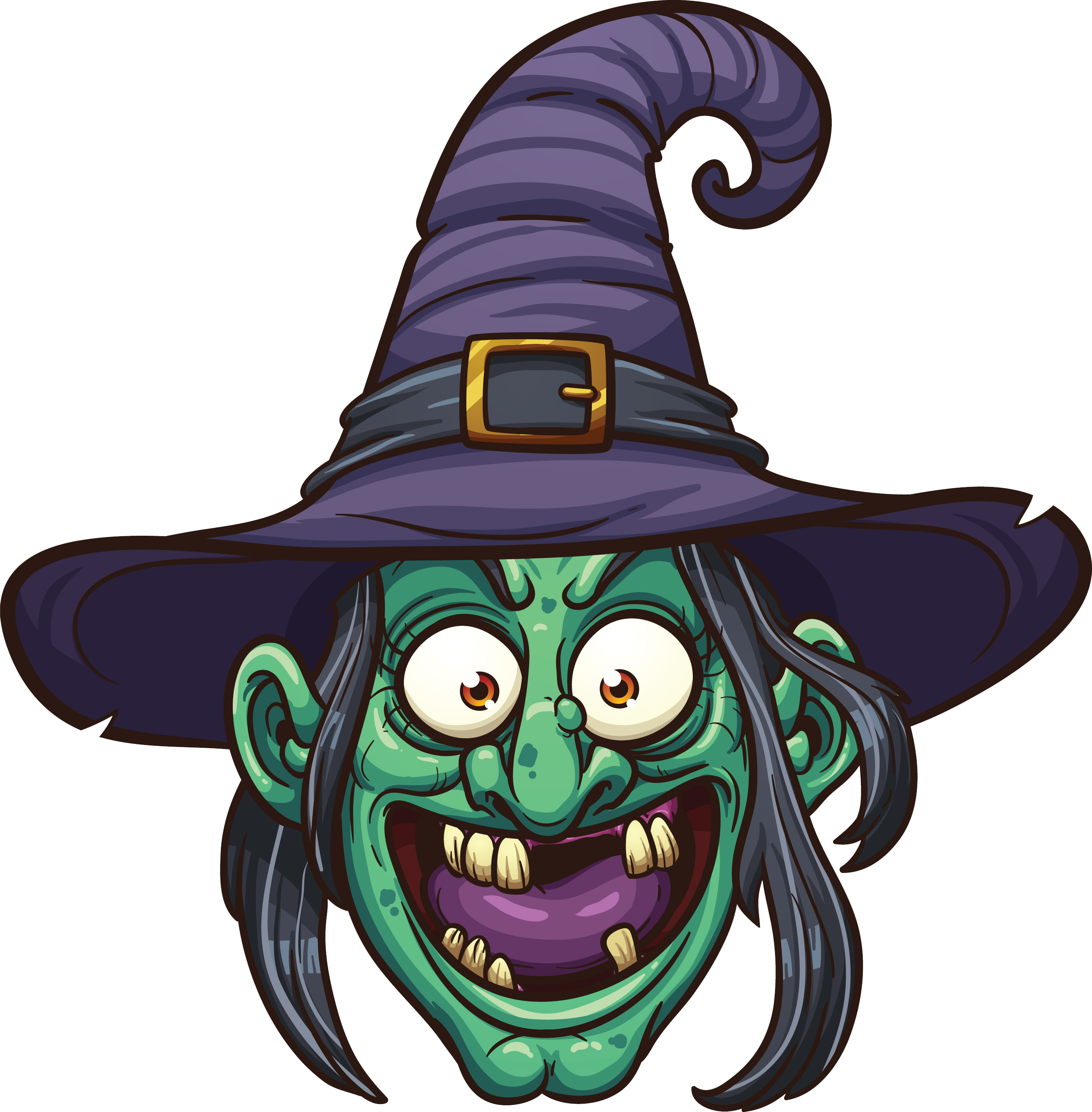 Witchcraft Cartoon Drawing Illustration - Cartoon Witch (2749x2800), Png Download