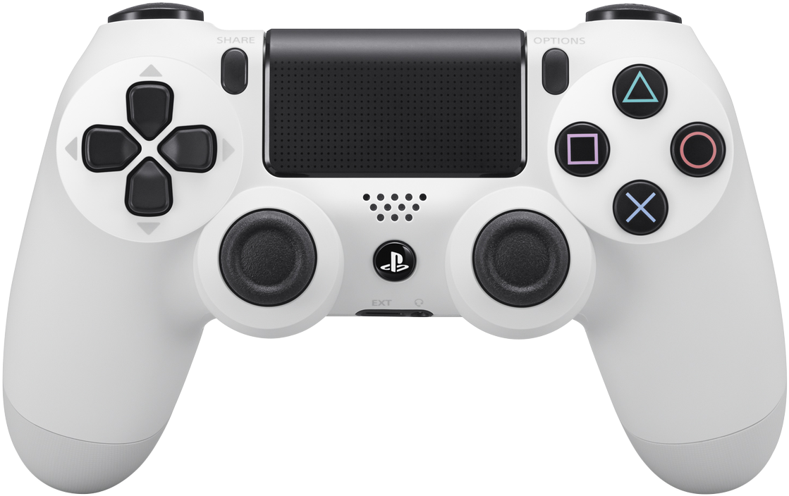Download Transparent Ps4 White Controller New Model - PNGkit