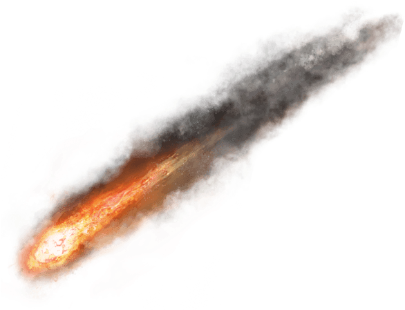 Meteor Png - Meteoro Png (595x457), Png Download