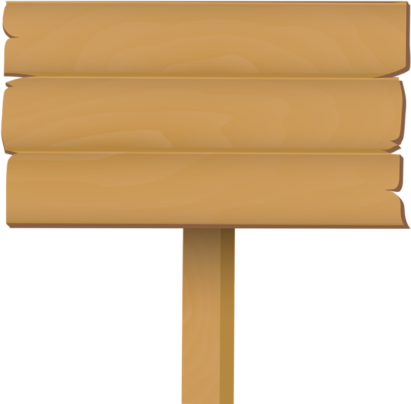Image Free Wood Sign Clipart Png - Wooden Sign Clip Art (600x582), Png Download