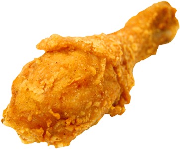 Fried Chicken Png - Pierna De Pollo Frito (500x330), Png Download