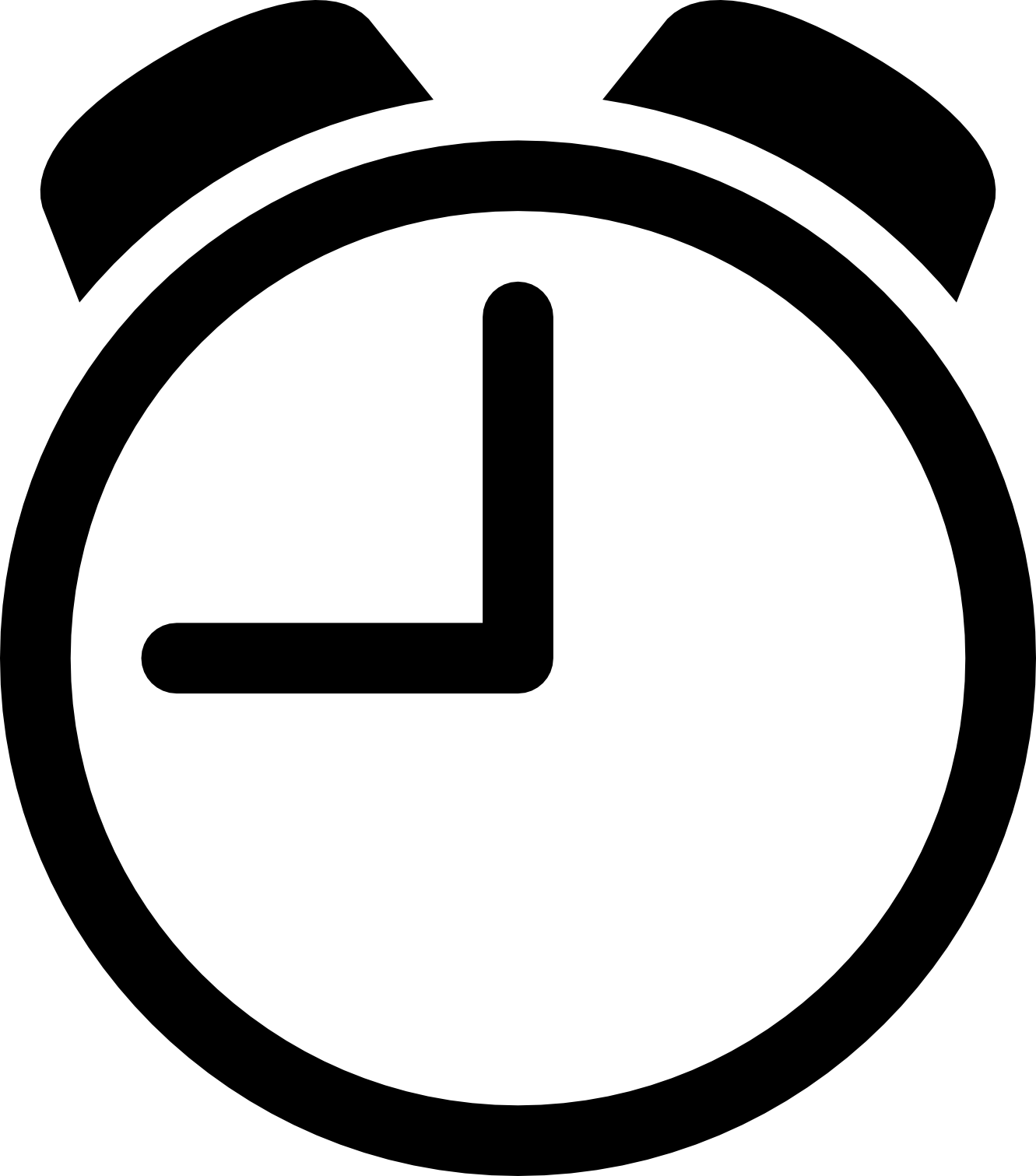 Clock Png Image - Clipart Clock Png (1331x1511), Png Download