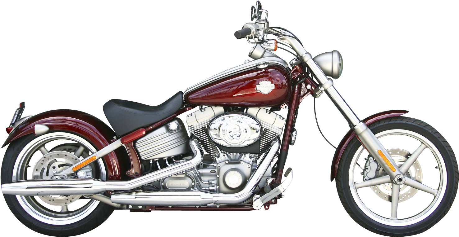 2007 Harley Softail Custom (1572x856), Png Download