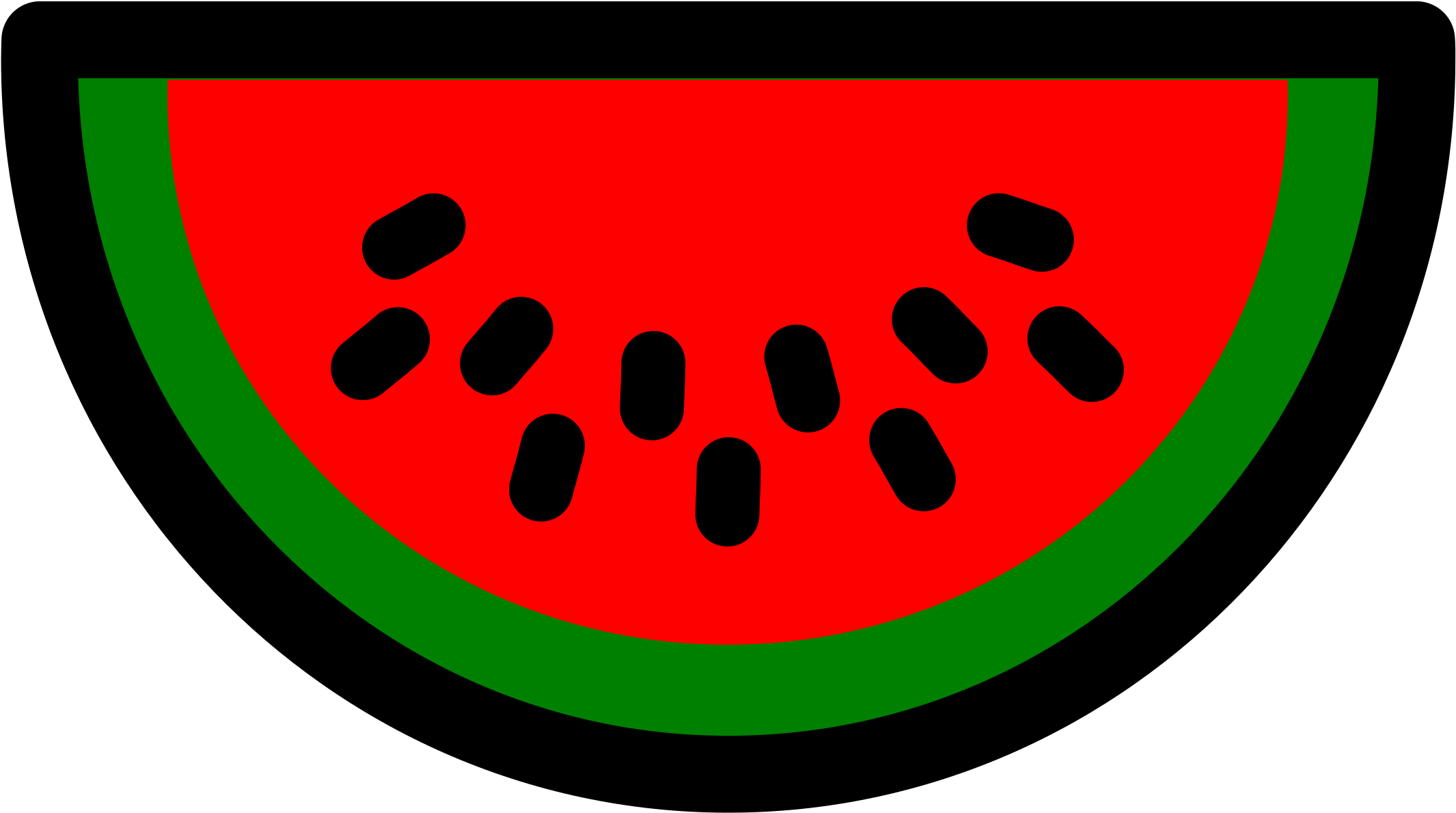 Watermelon Slices Source - Watermelon Clip Art (1345x750), Png Download