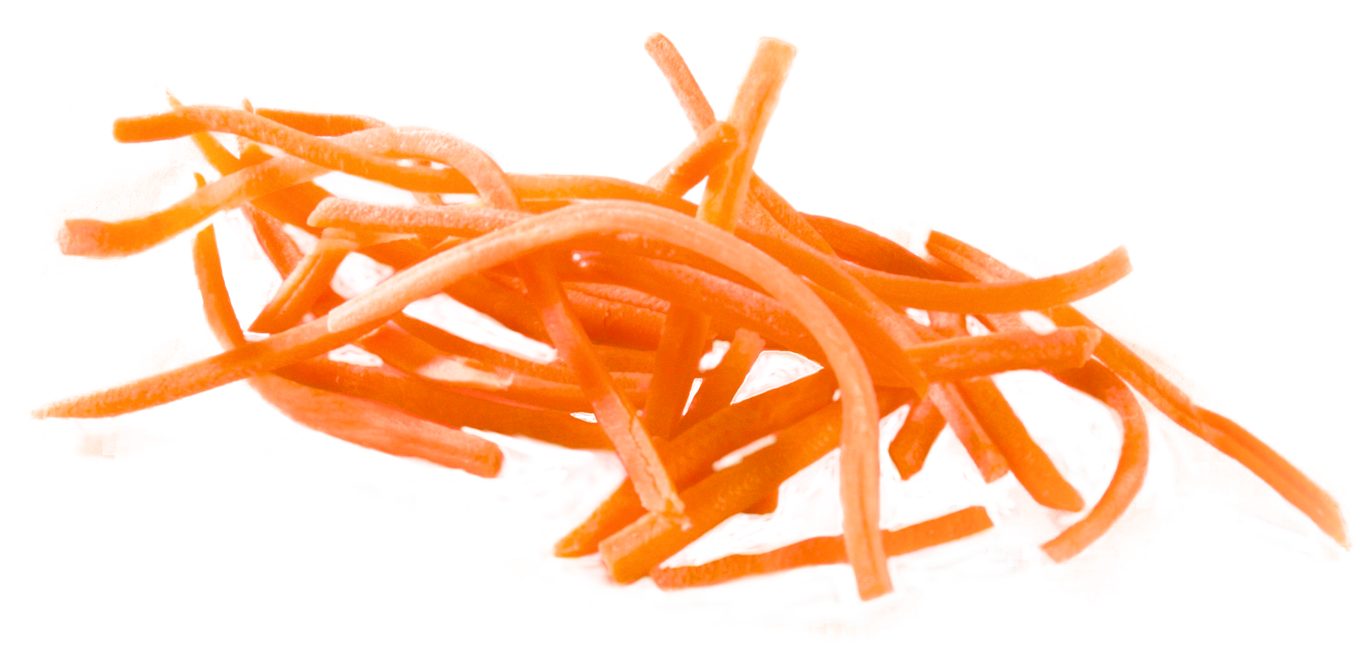 Sliced Carrot Png Image - Carrot Sliced Transparent Background (1927x925), Png Download