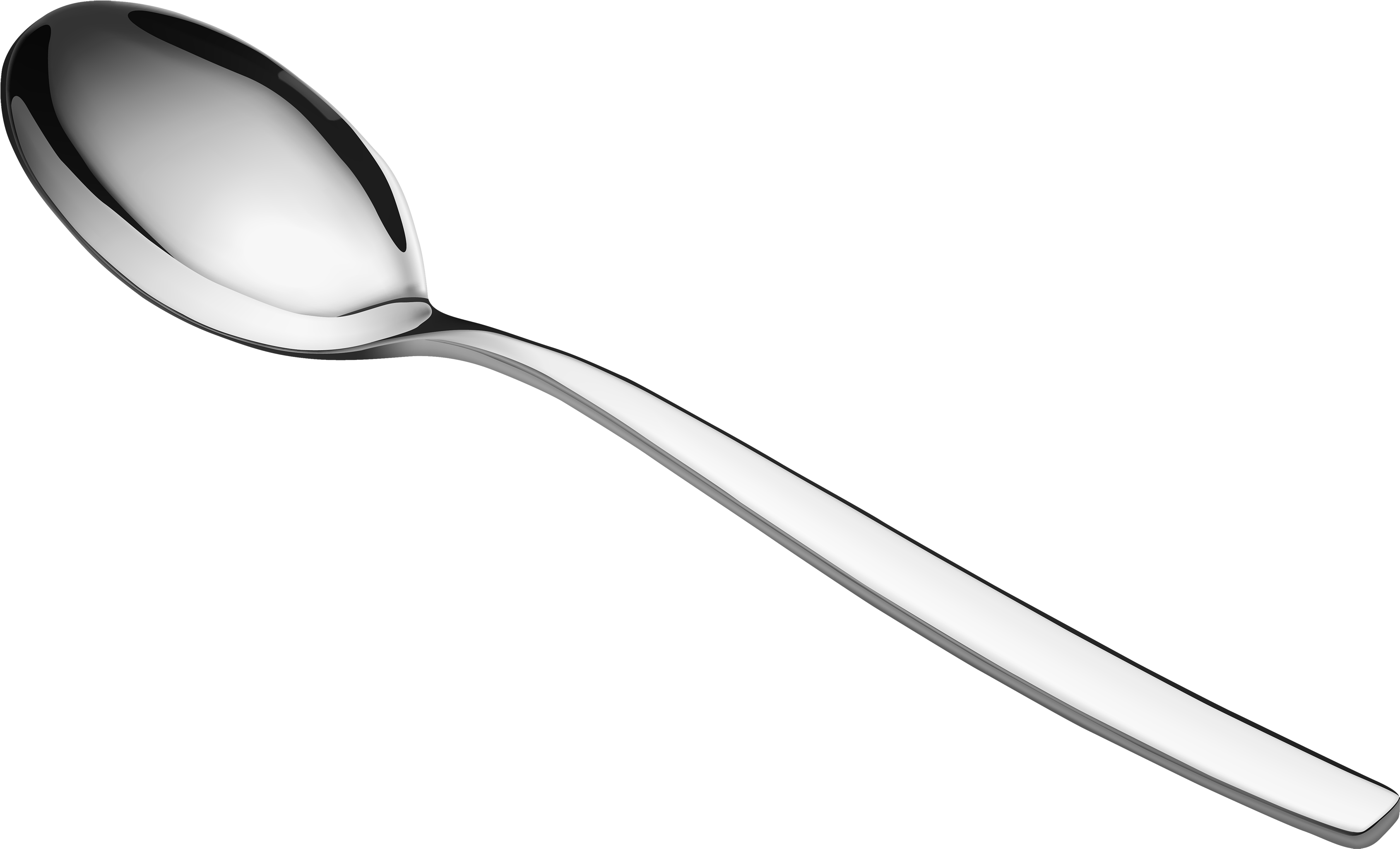 Spoon Png Clipart Image - Spoon Png (3500x2136), Png Download