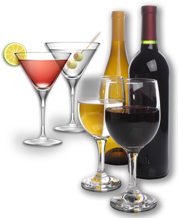 Wine Martinis - Wine Glass Png (400x472), Png Download