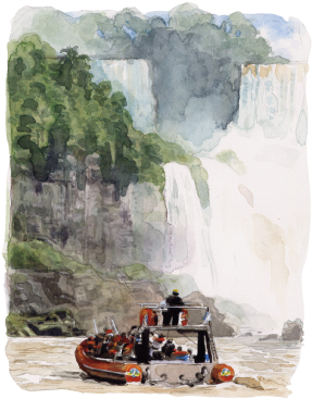 6 Perfect Days In Southern Brazil - Waterfall (300x400), Png Download