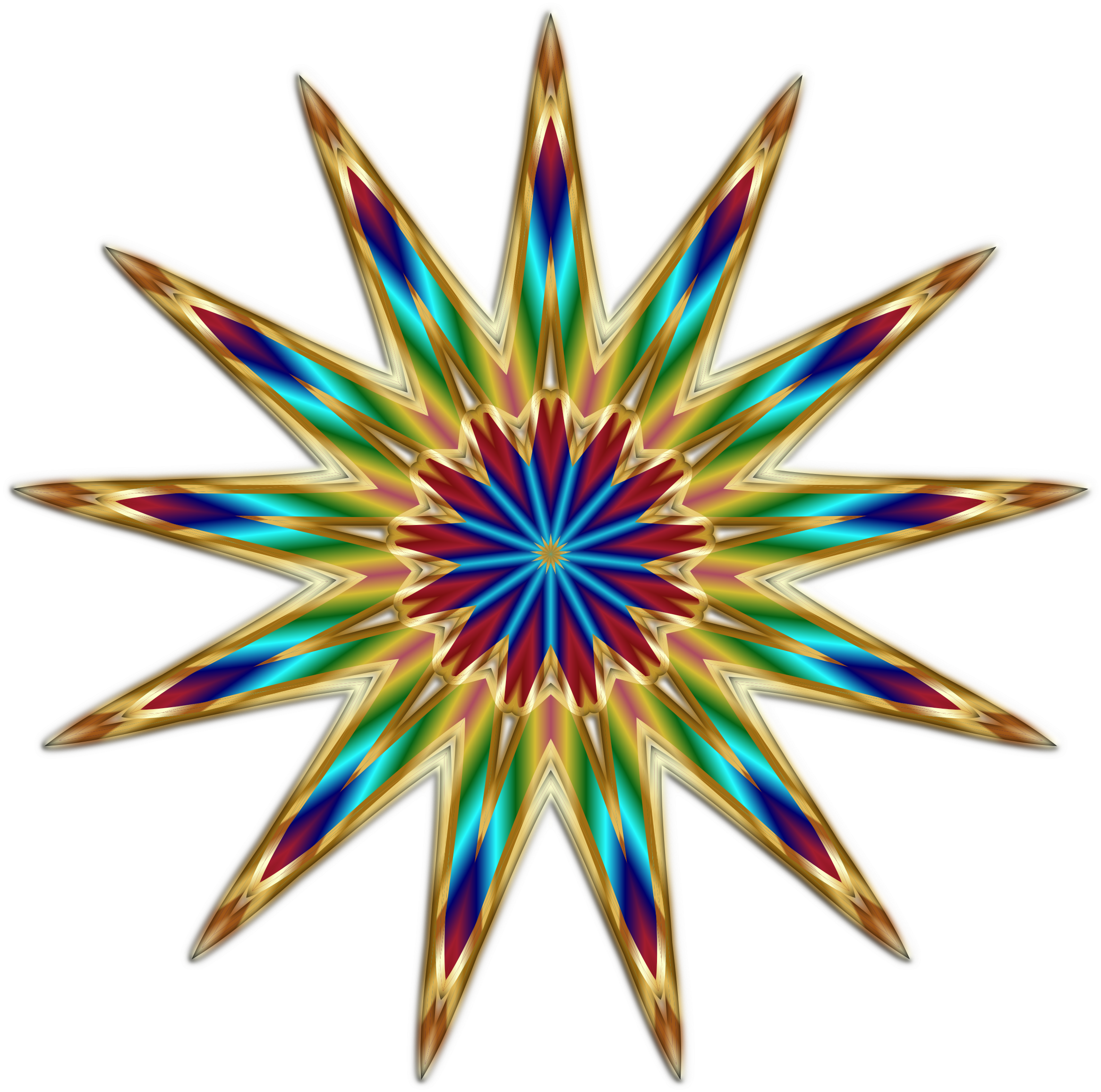 This Free Icons Png Design Of Iridescent Starburst (2400x2337), Png Download