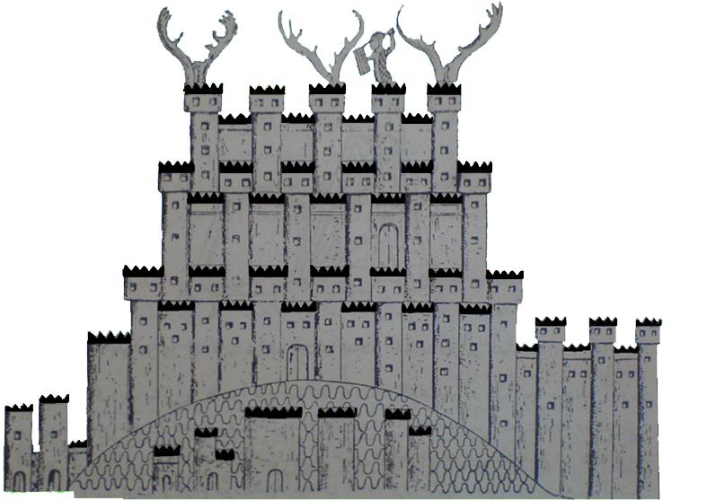 Kishessu Castle - Castle (853x642), Png Download