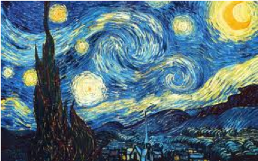 Science Report - Van Gogh Starry Night (493x410), Png Download