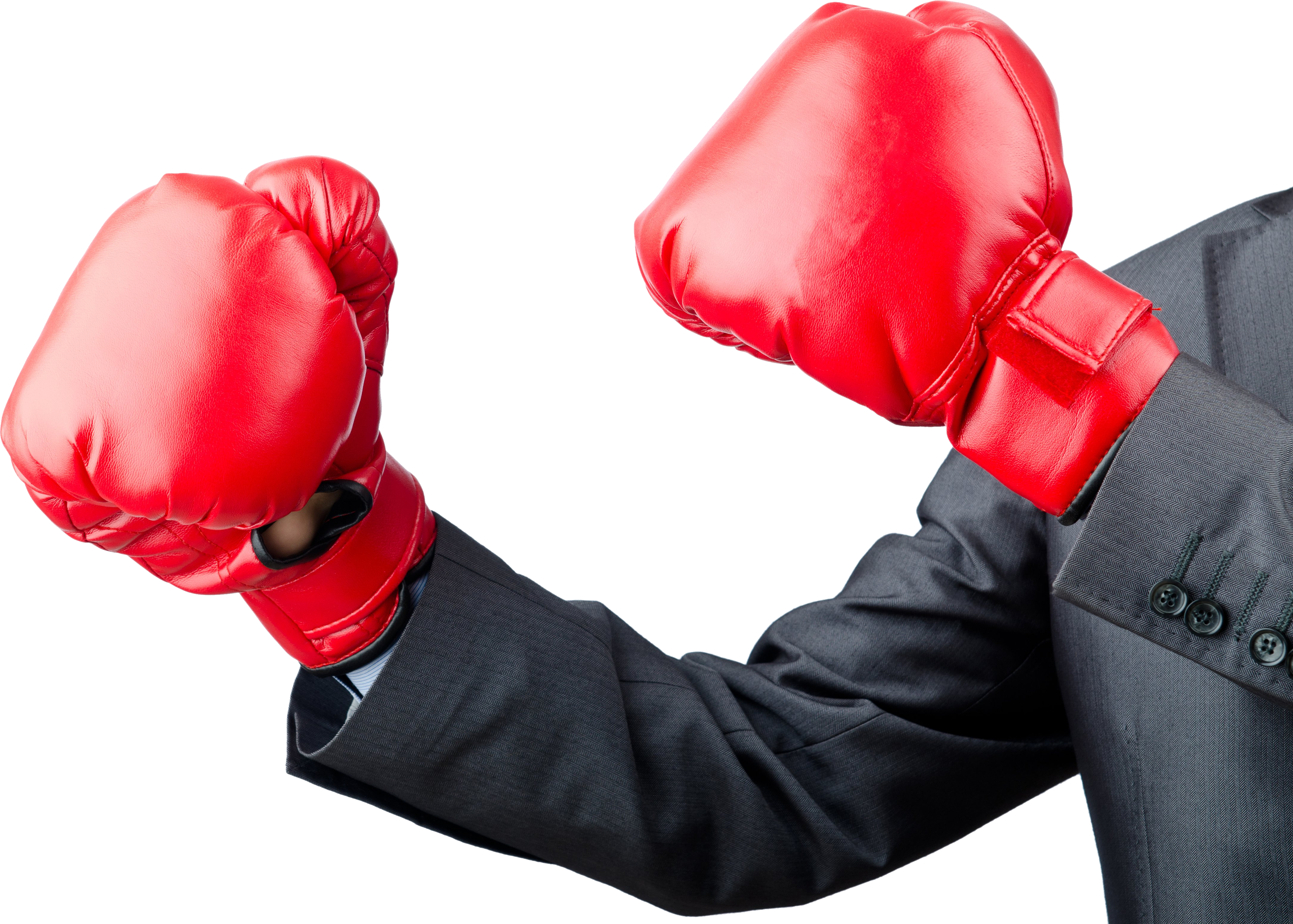 Boxing Glove Png Image - Boxing Gloves On Hands (2168x1550), Png Download
