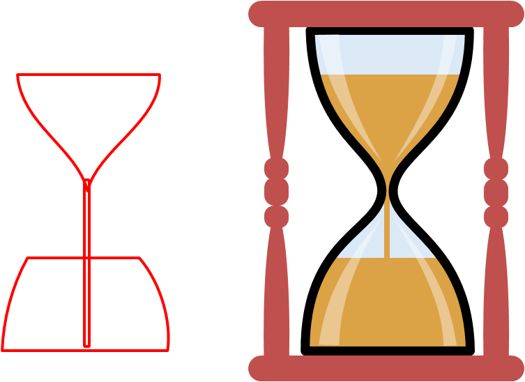 Hrglass - Hourglass Animation Png (753x548), Png Download