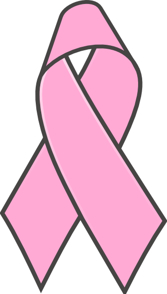 Breast Cancer Ribbon Cartoon (336x591), Png Download