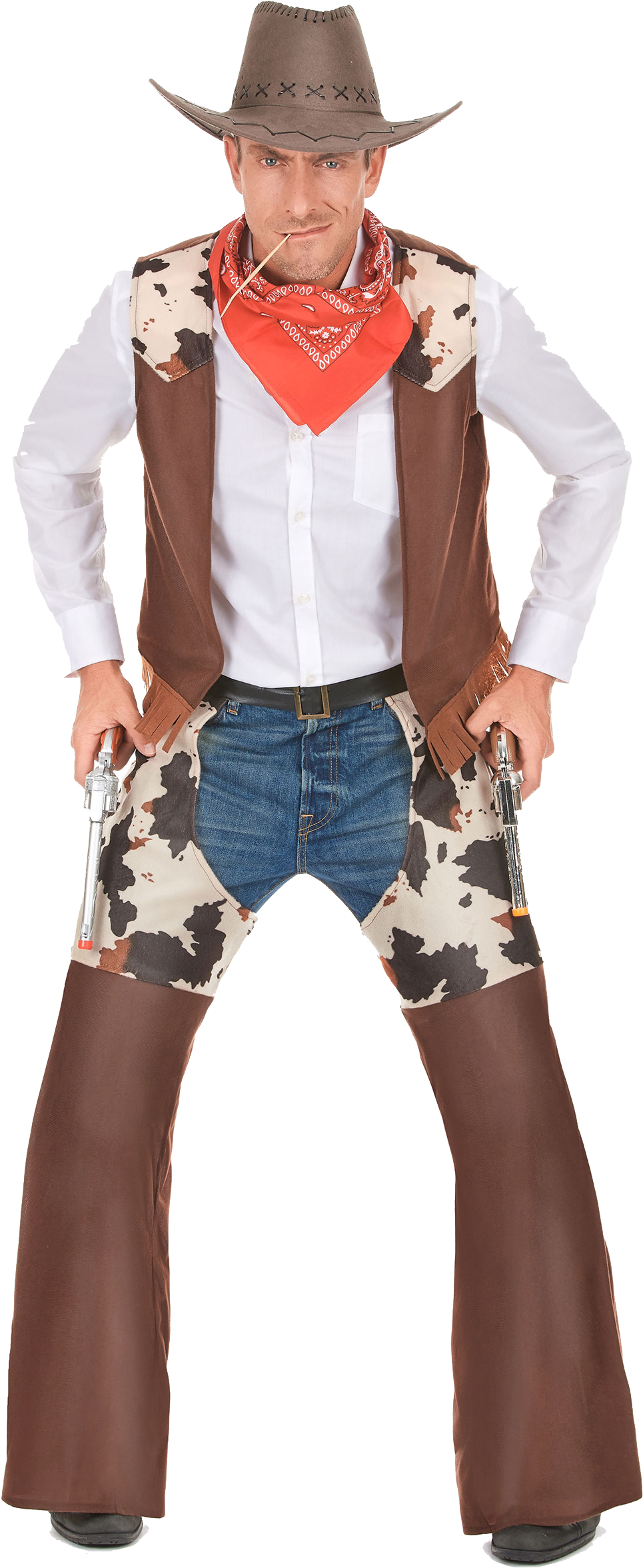 Disfraz De Vaquero Adulto (1850x2400), Png Download