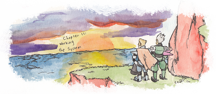 Working The System - Painting (700x304), Png Download