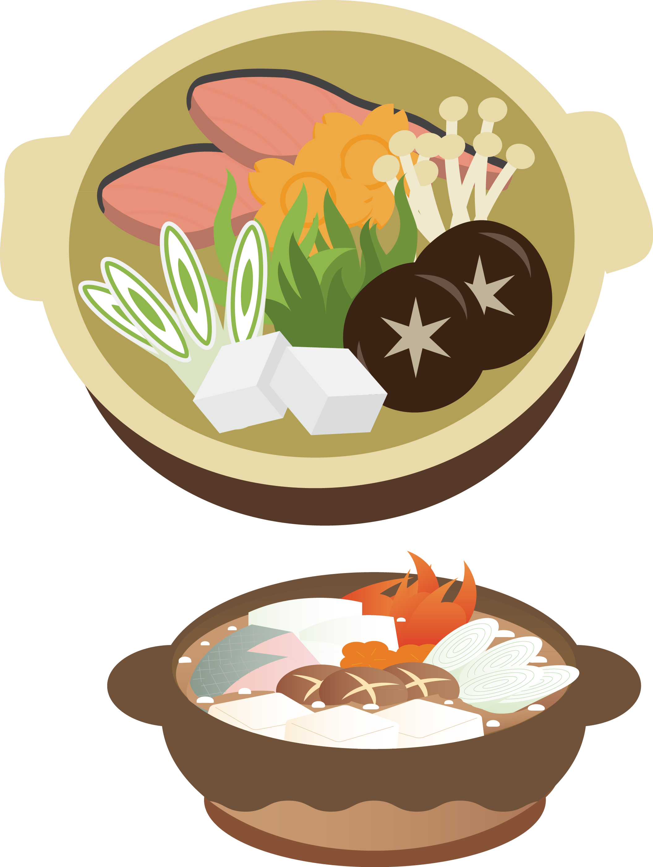 Hot Dog Hot Pot Japanese Cuisine Shabu - Cartoon Pot Food (2112x2805), Png Download