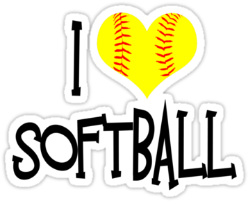 Â - Love Softball Keychain, Adult Unisex, Size: 2.25", (375x360), Png Download