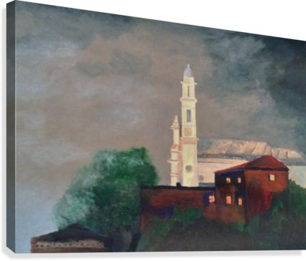 Santa Giulia Canvas Print - Painting (429x366), Png Download