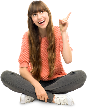 Sitting (374x500), Png Download